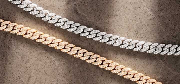 Men's Iced Out Chains - Studded Chains For Men - JAXXON