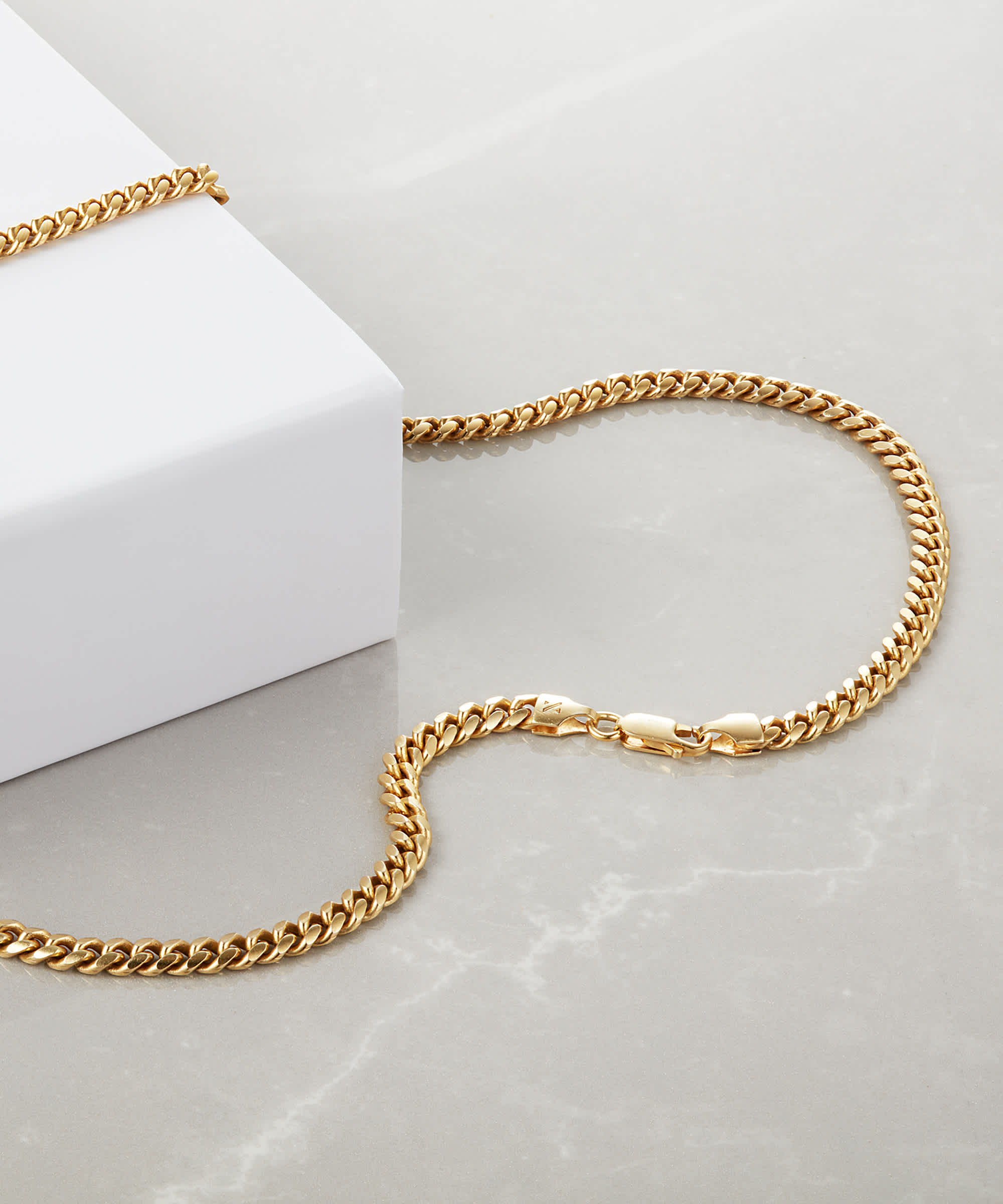 14K GOLD - 5mm Cuban Chain Gold