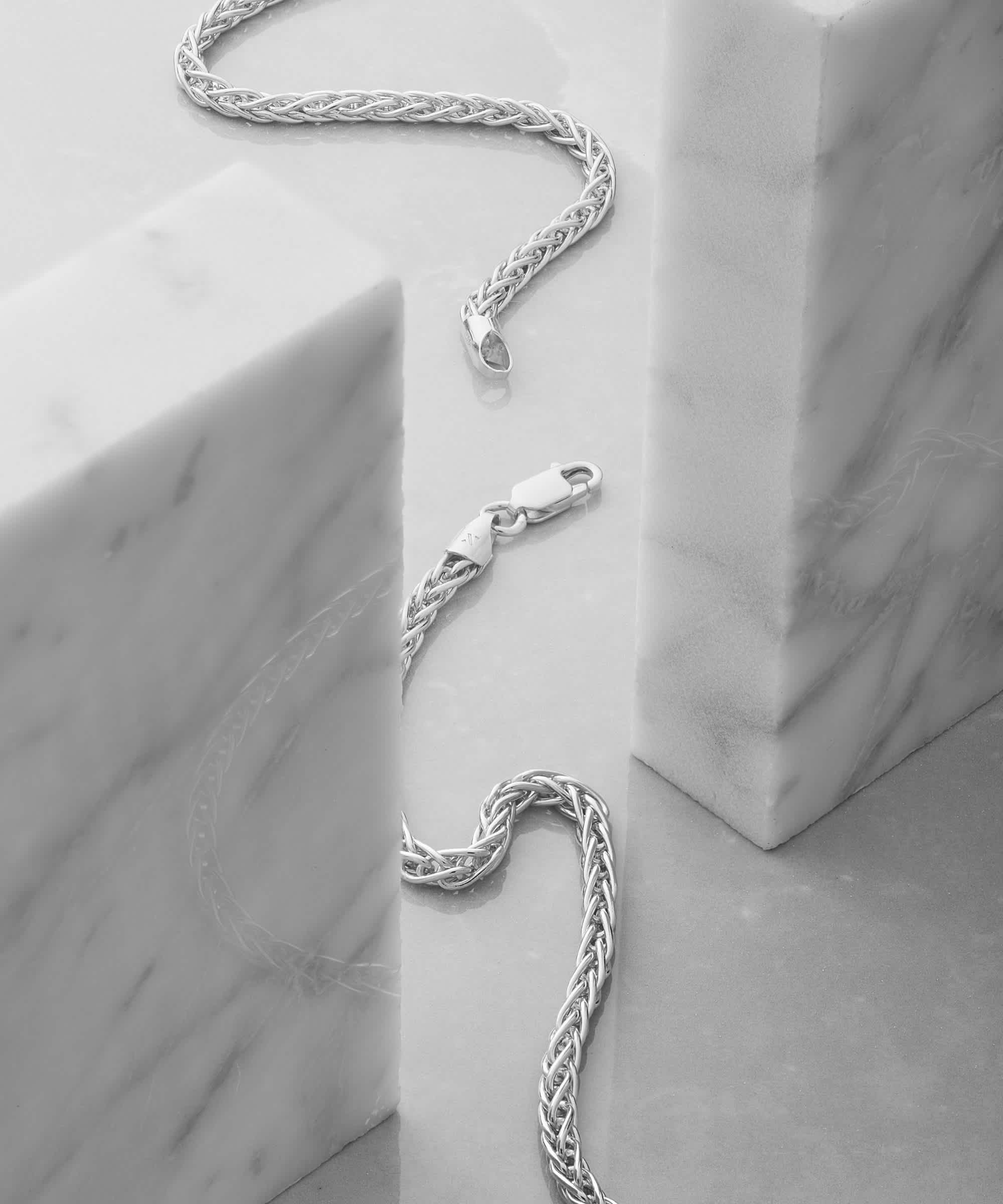 Wheat Chain Silver - No Compromises