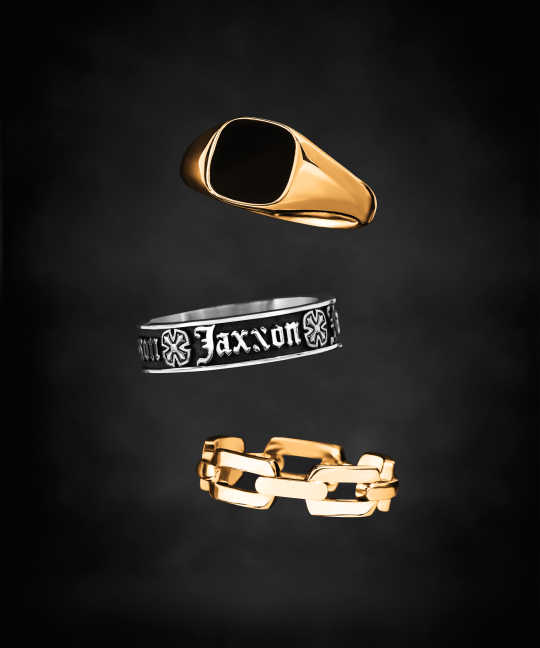 JAXXON Circle Signet Ring