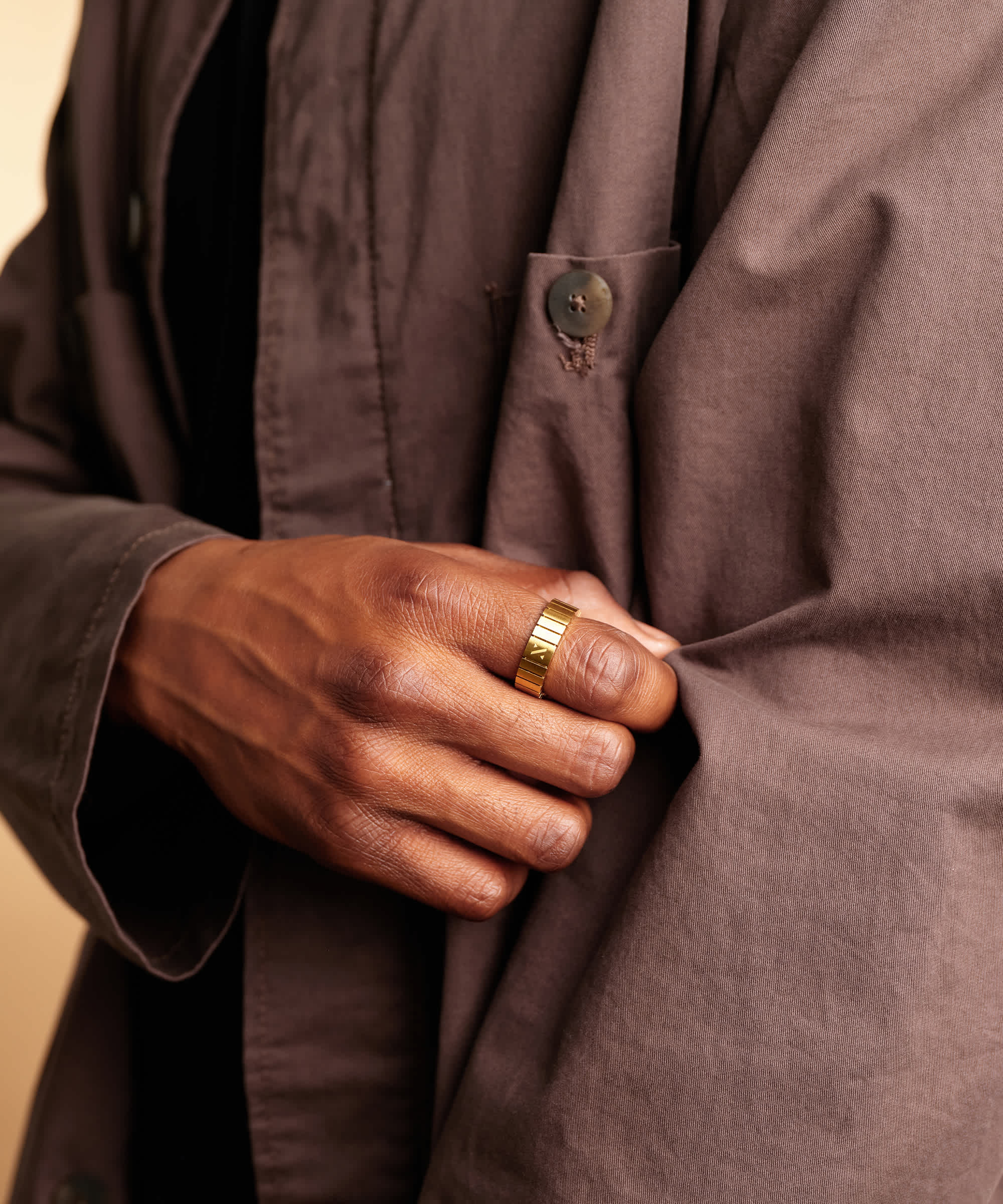 Attention to Detail - Gold Ridge Ring