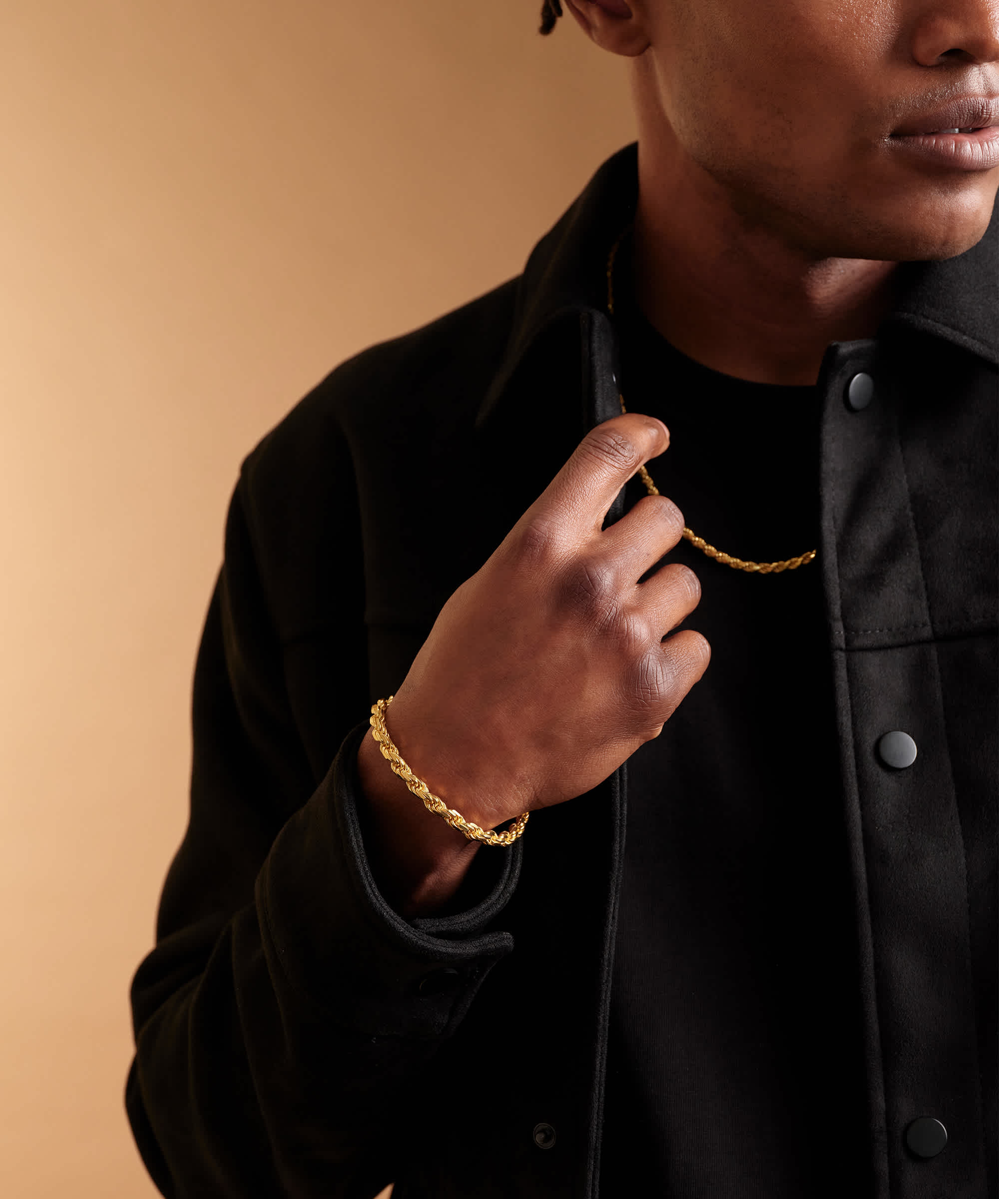 Men's Gold Rope Bracelets - Timeless Style