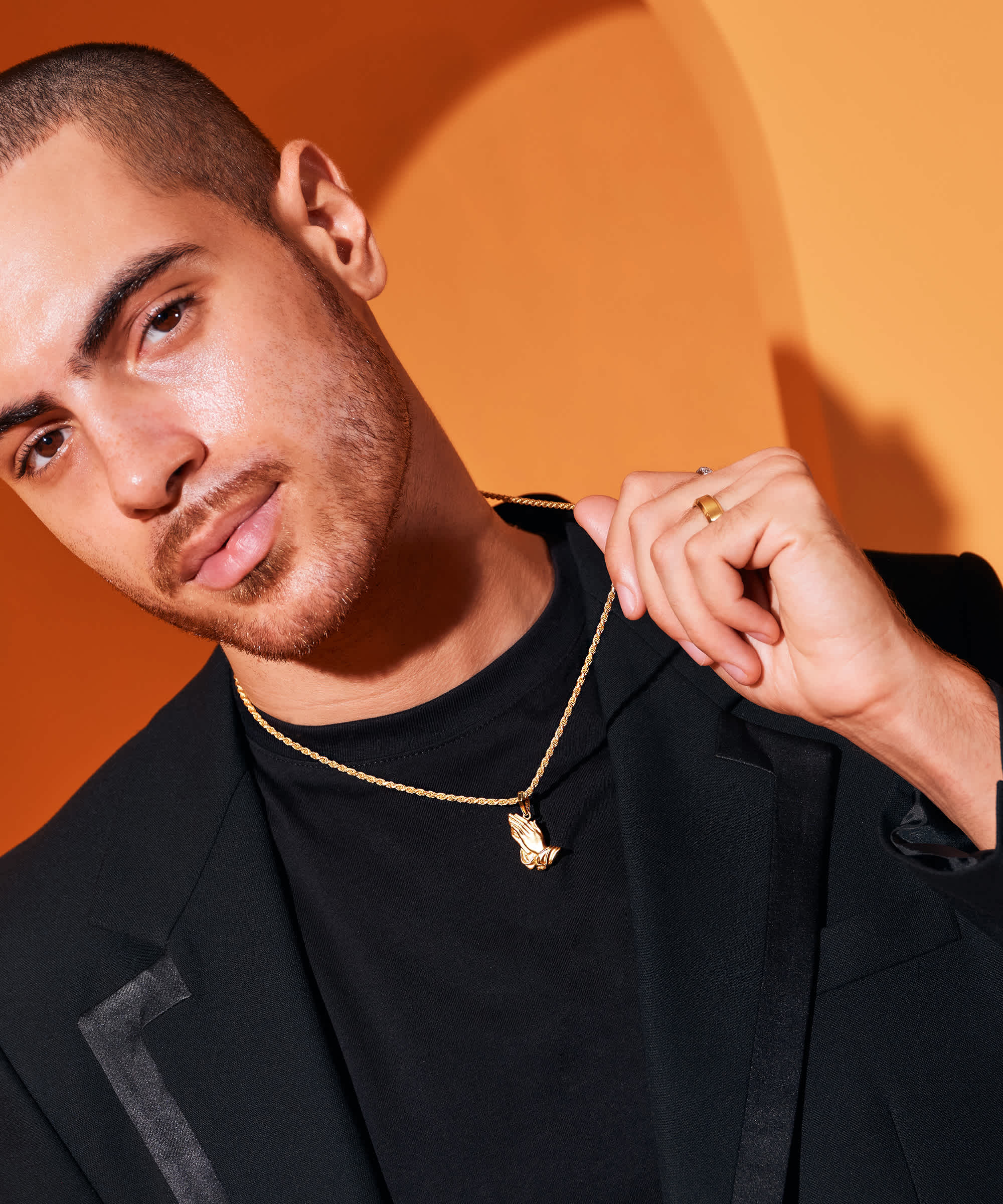 Elevated Style - Praying Hands Pendant
