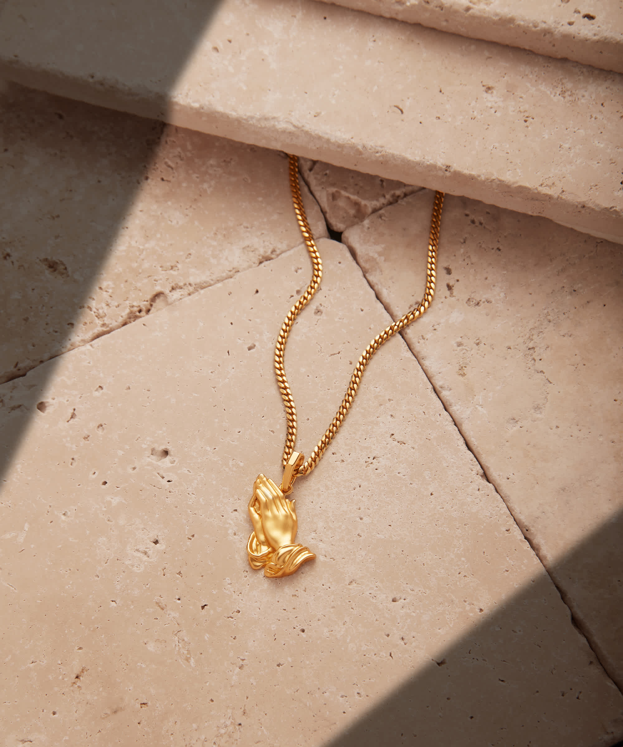 Attention to Detail - Praying Hands Pendant