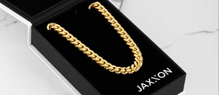 JAXXON 10mm Cuban Link Gold Chain | 22