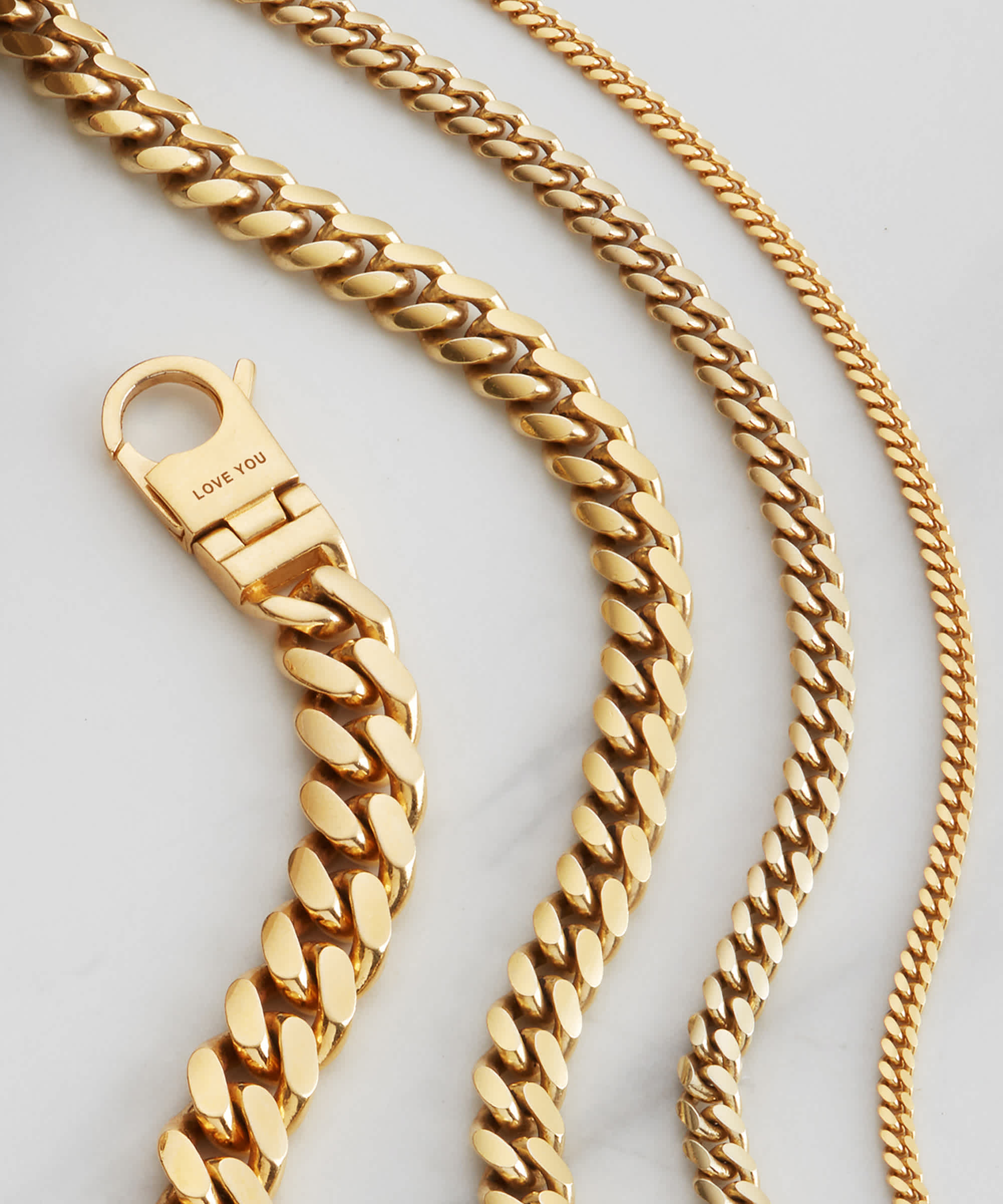 Engravable - 8mm Cuban Gold Bracelet