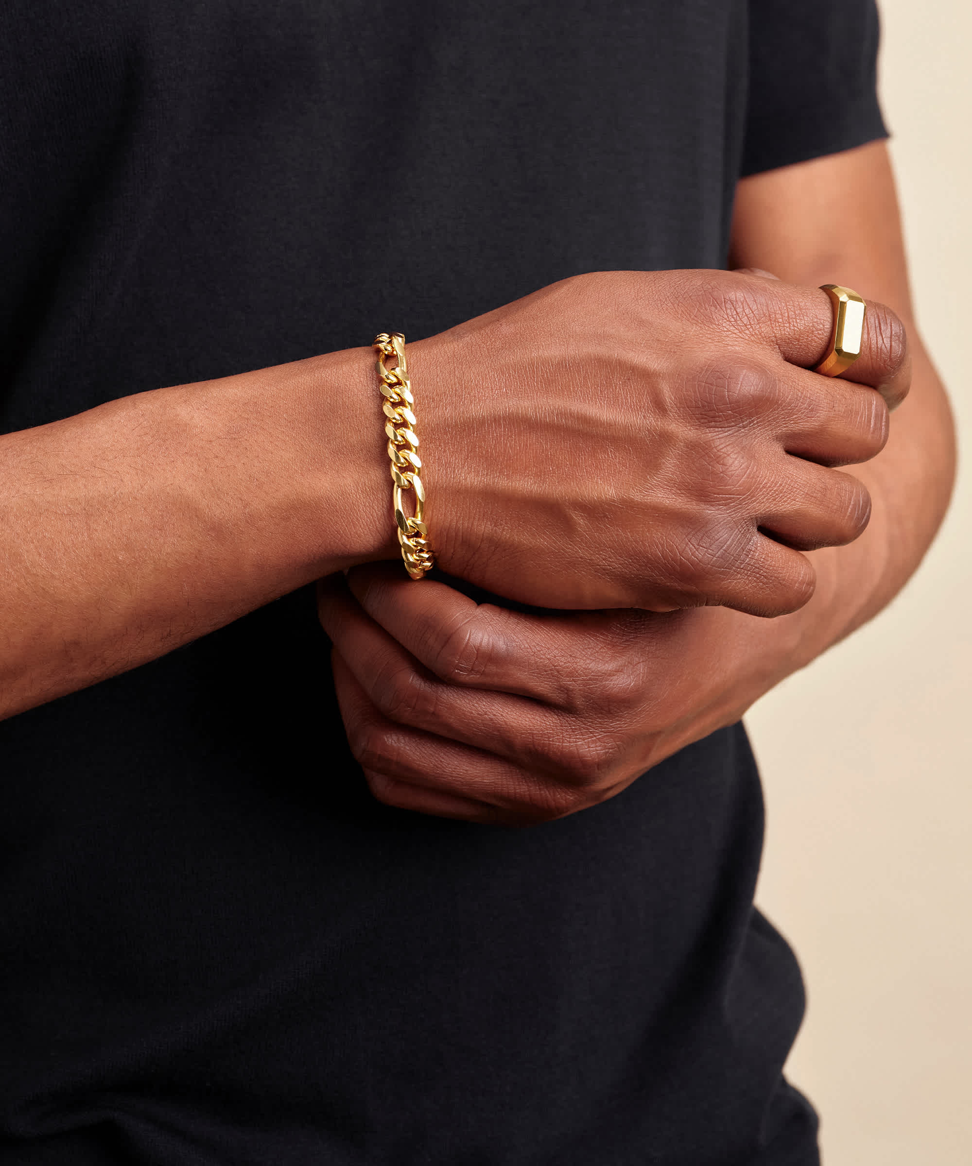 Made in Italy - Figaro Bracelet Gold