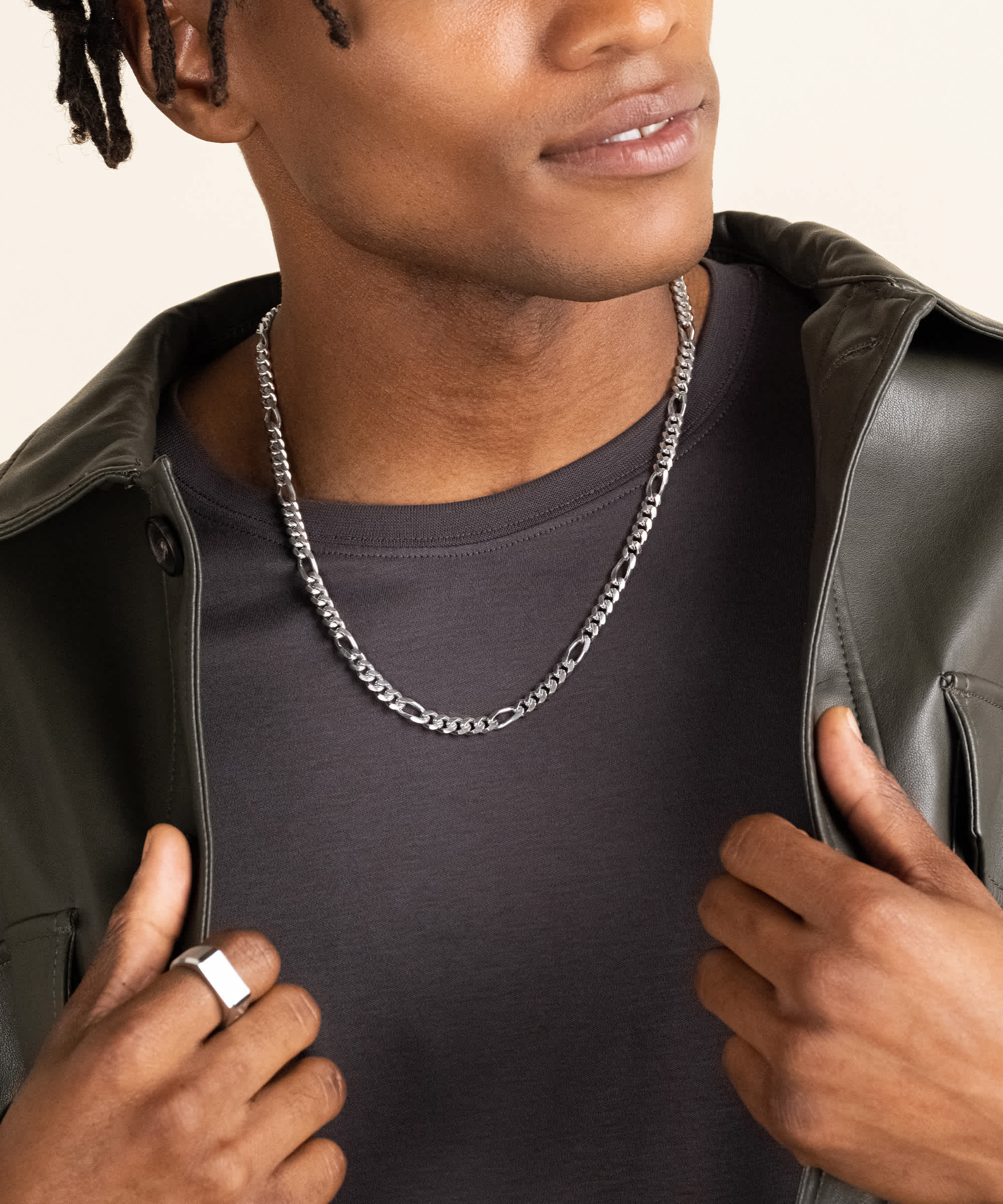 Timeless Style - Figaro Chain Silver