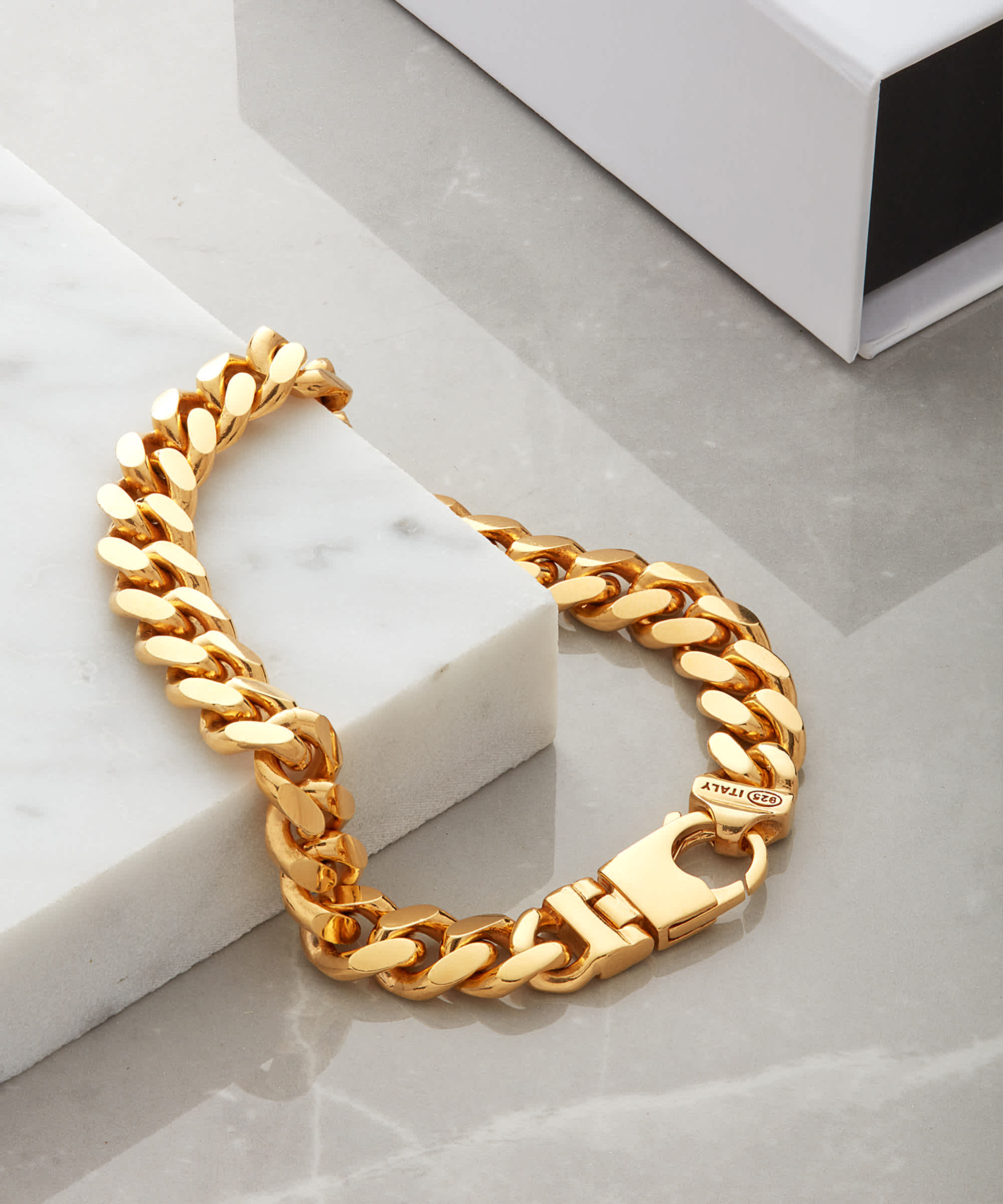 14K GOLD - 10mm Cuban Bracelet Gold