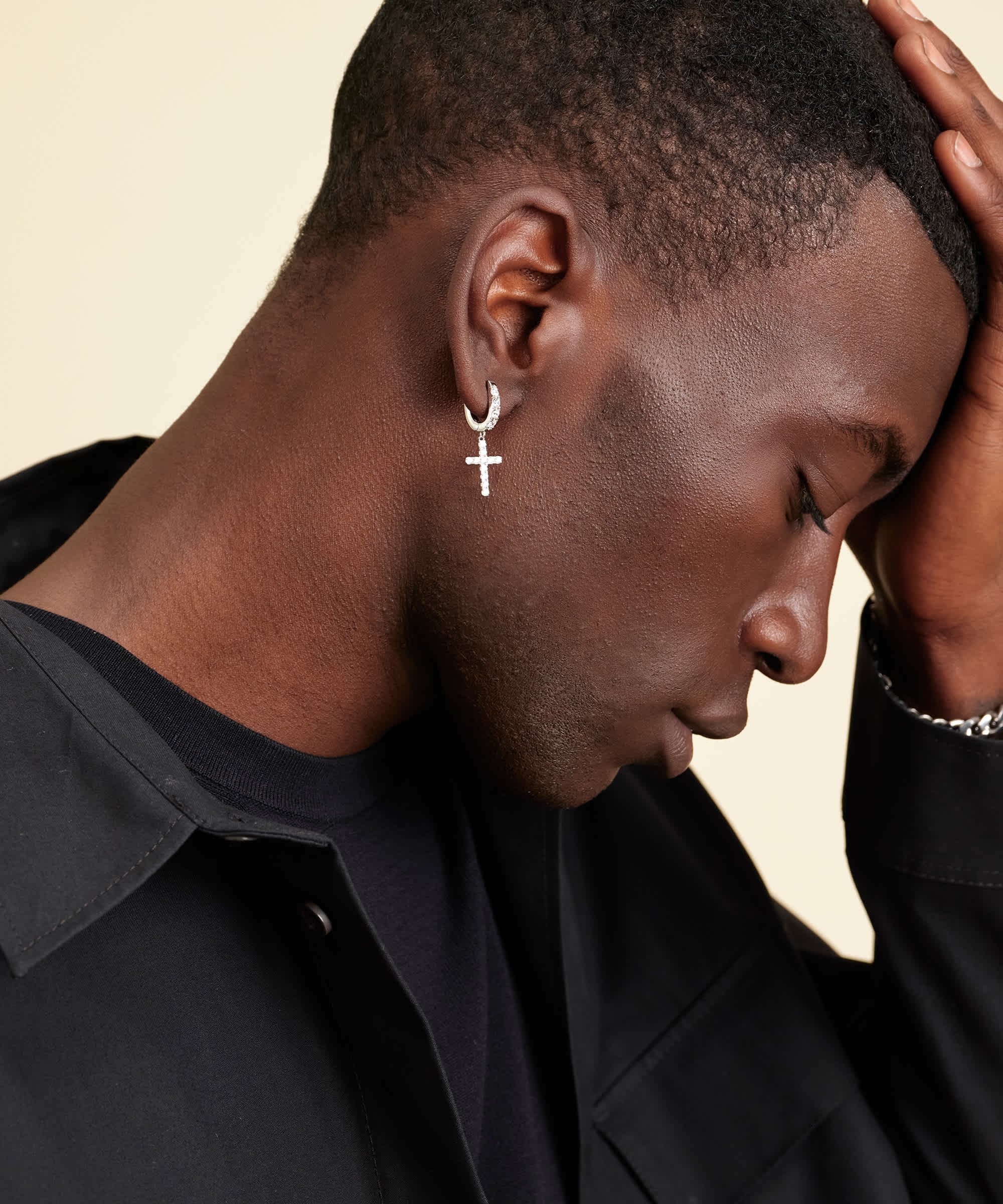 ELEVATED STYLE - Men's Silver Earrings