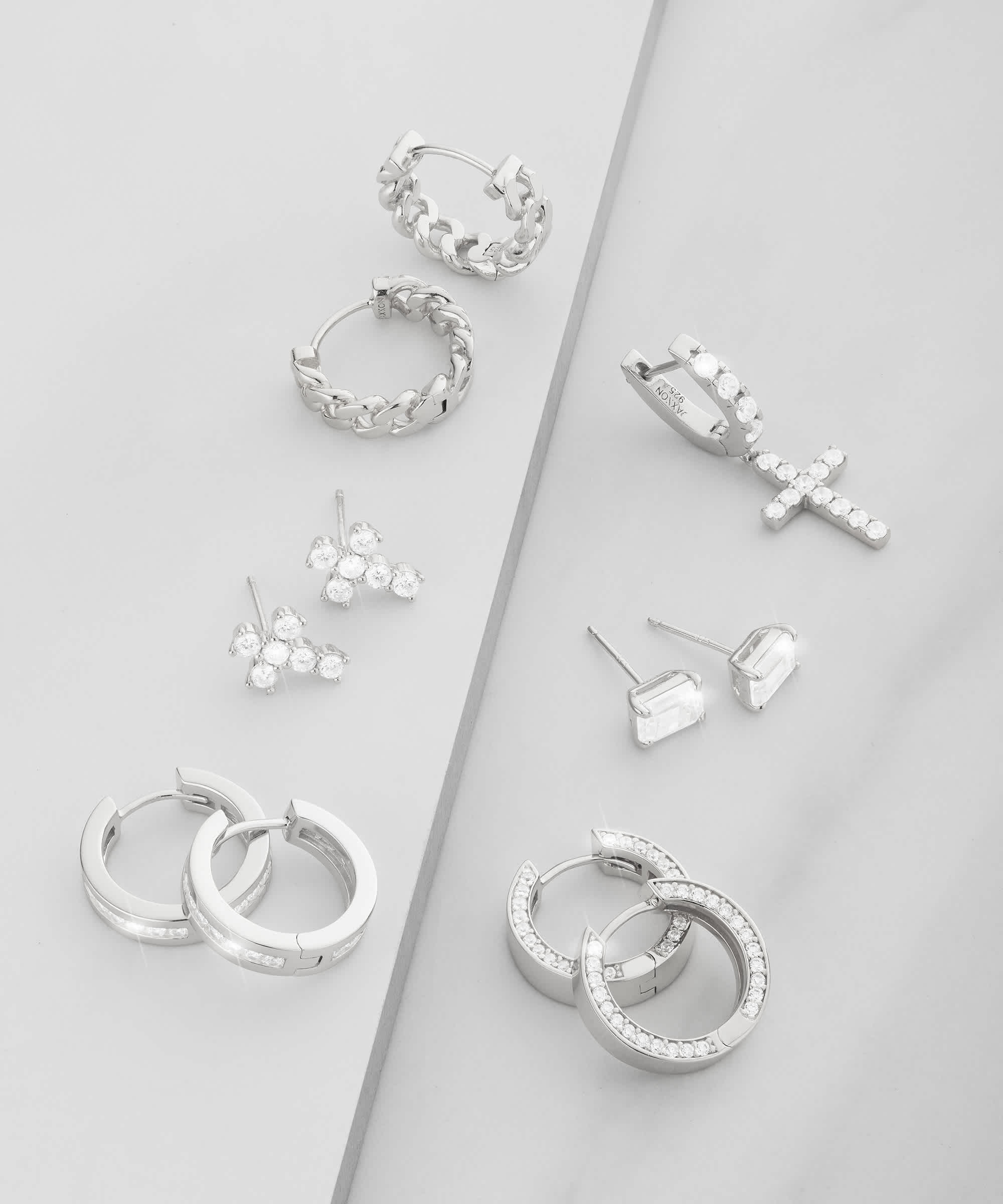 NO COMPROMISES - Men's Silver Earrings