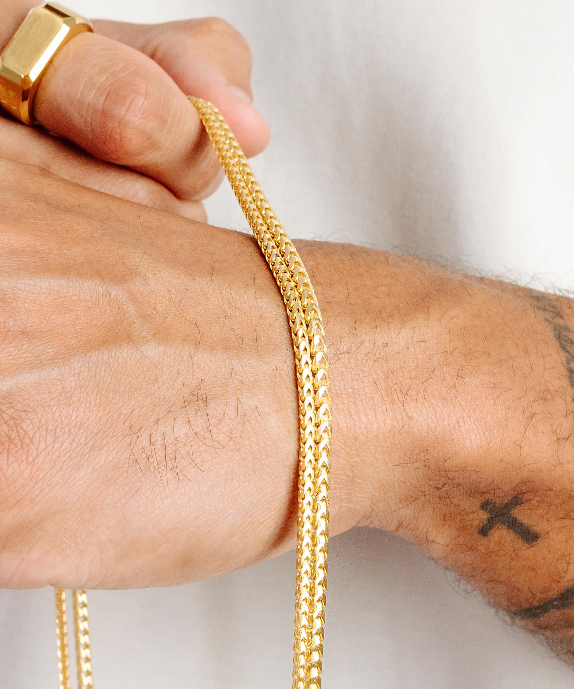 Italian Made - Franco Chain Gold Bonded