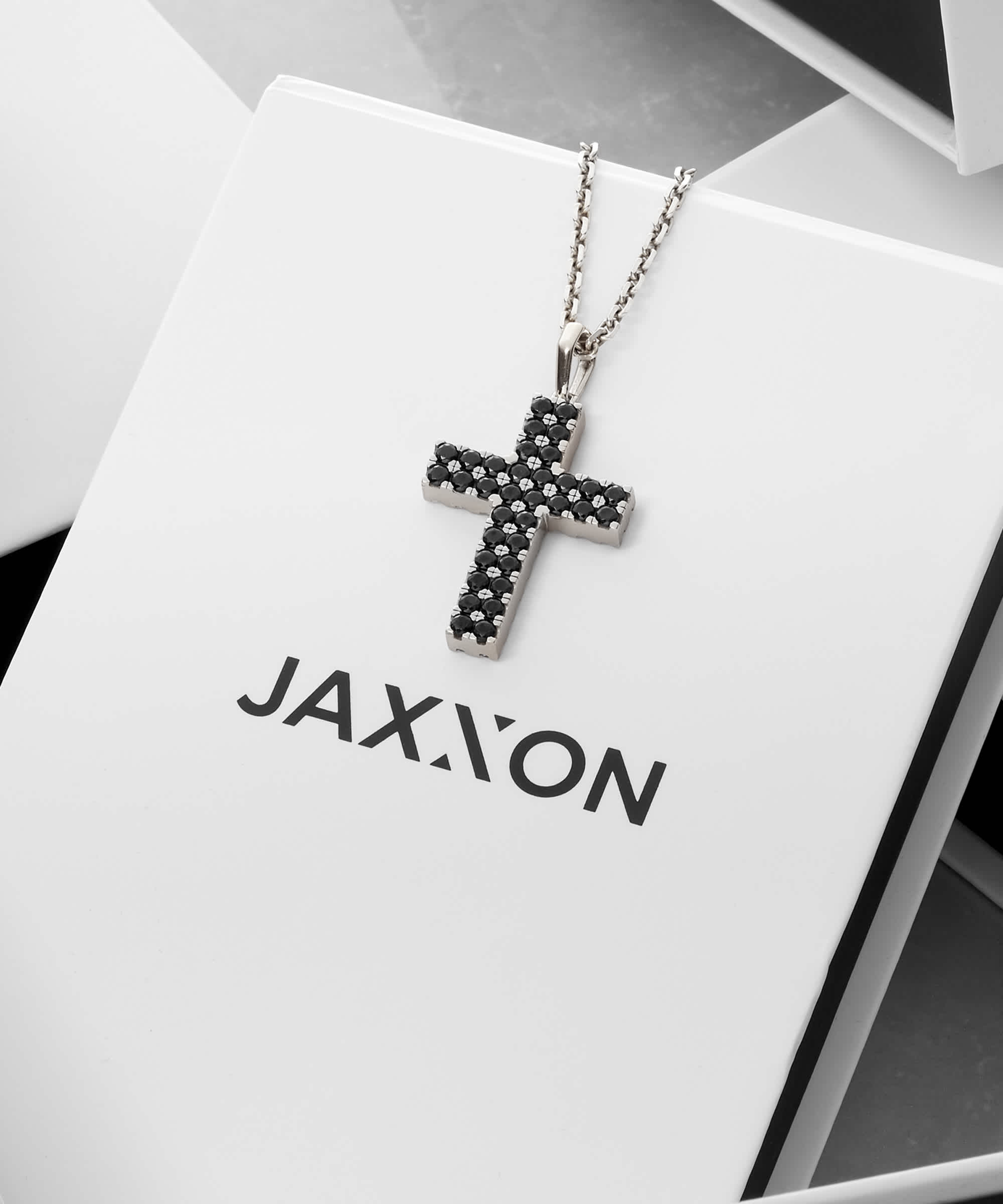 Attention to Detail - Silver Reversible Cross Pendant Necklace