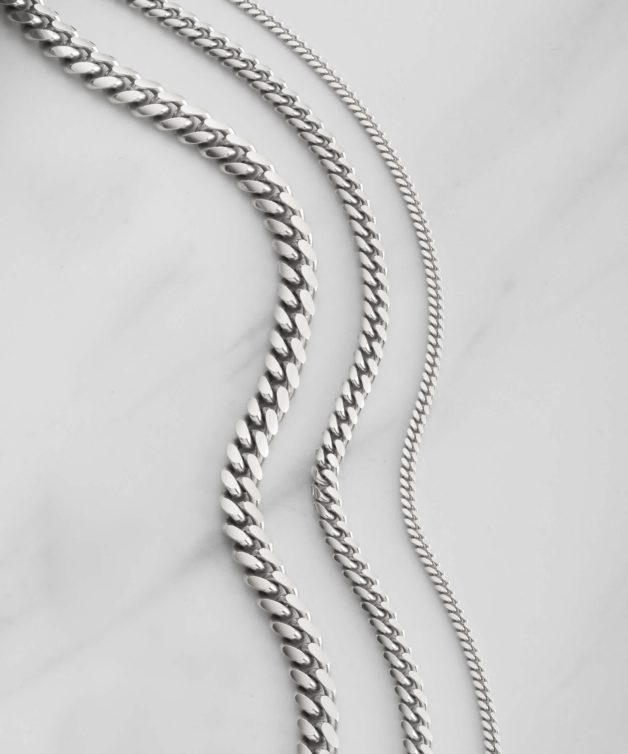 925 Sterling Silver - Cuban Chains Silver