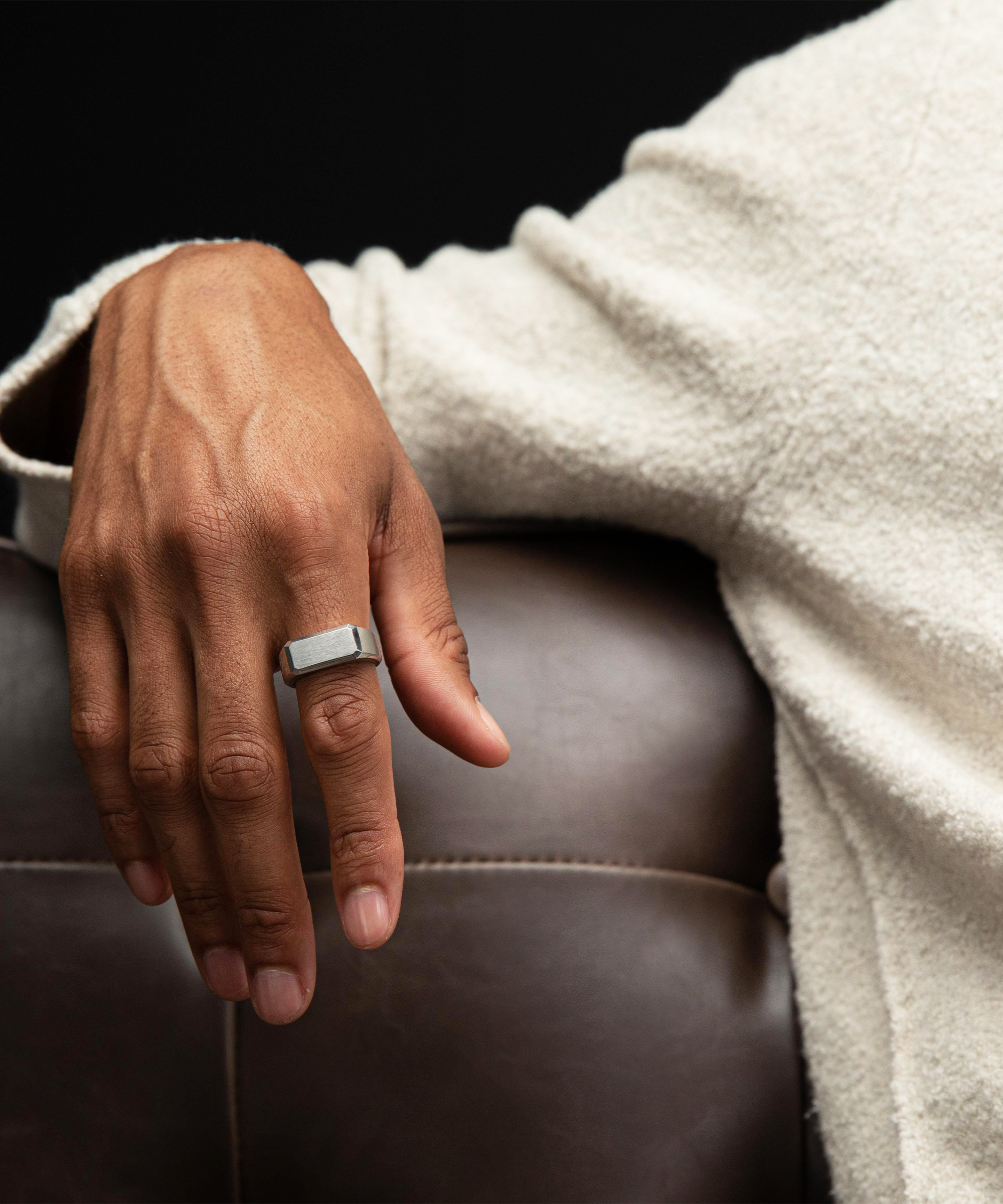 The Signet | Silver Signet Ring | Mens Silver Signet Ring