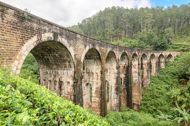 Nine Arch Bridge in Ella, Sri Lanka