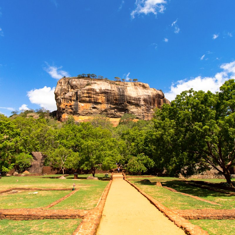 Sigiriya Rock in Sri Lanka