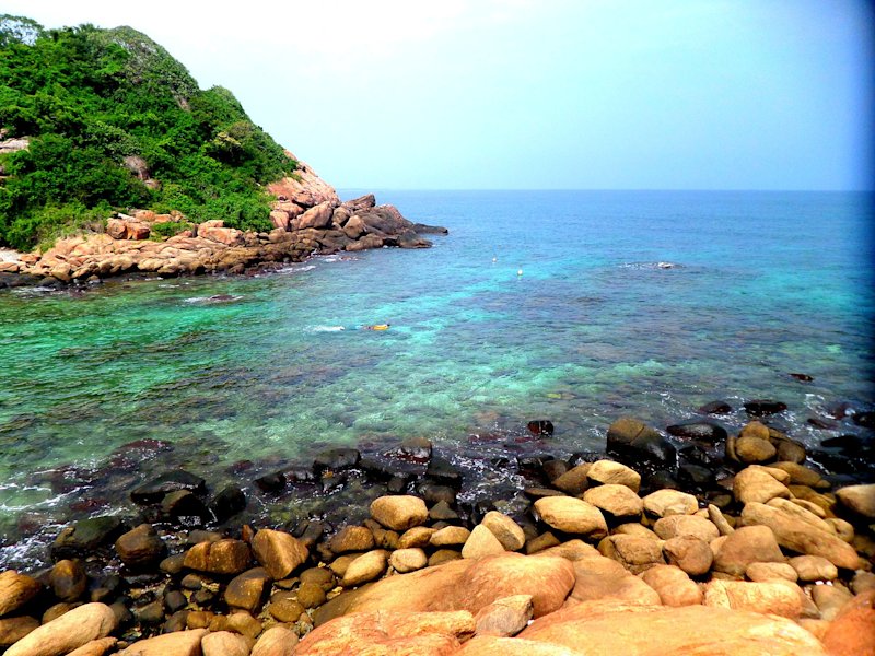 Snorkelling near Pigeon Island, Sri Lanka