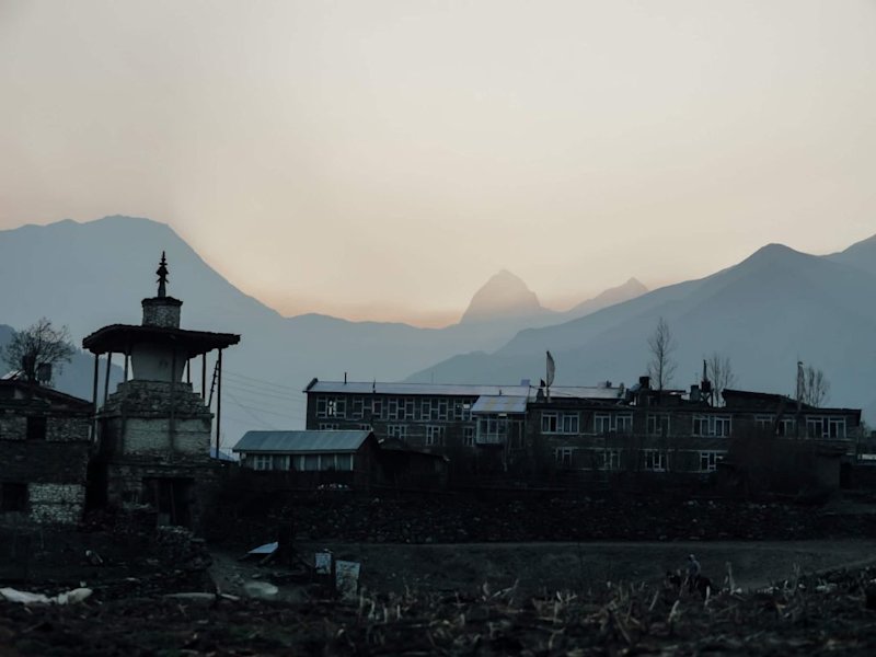 We stay in towns and villages of varying size and amenities during the Annapurna circuit trek