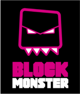 virtual - block monster logo