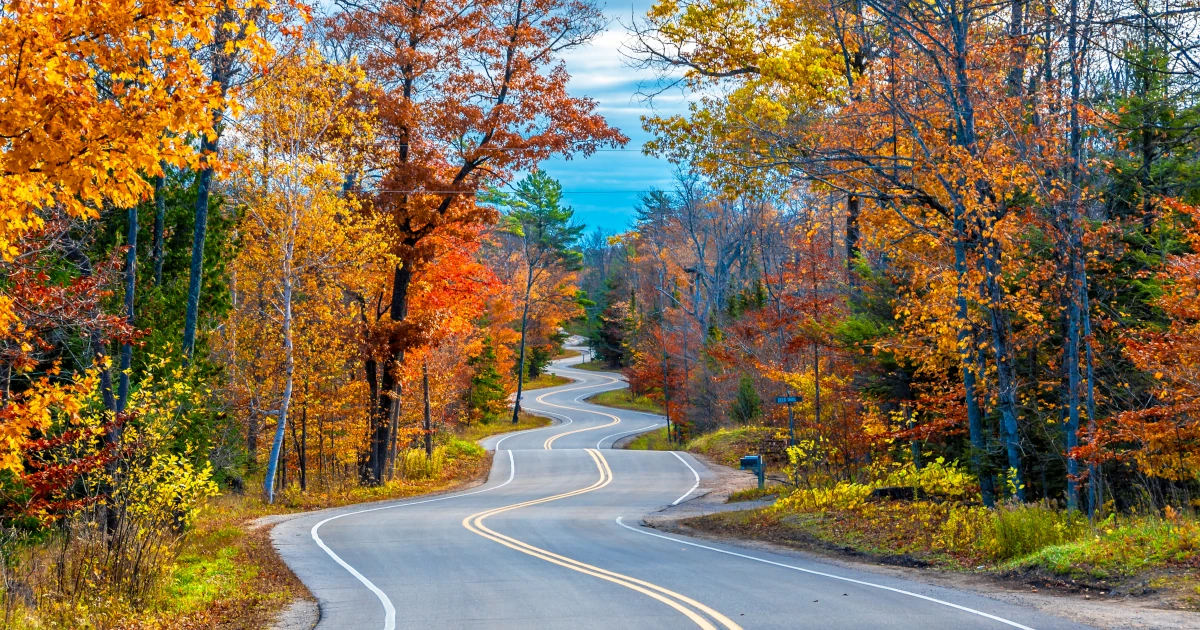 A road in the fall in the state of Wisconsin | Swyft Filings