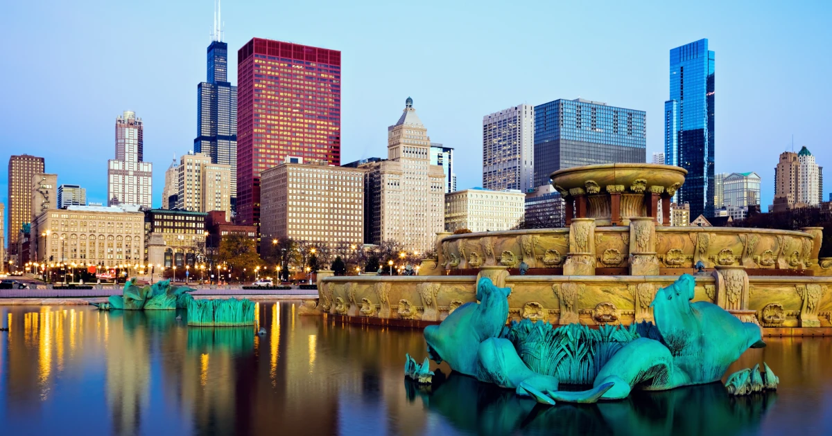 View of downtown Chicago by the water | Swyft Filings