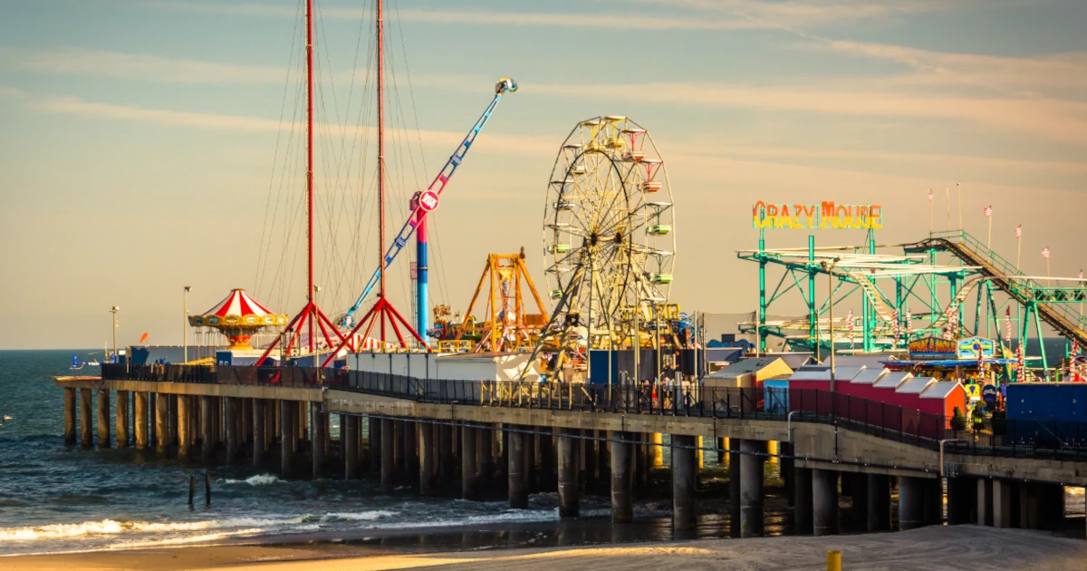 Amusement park on the beach in New Jersey | Swyft Filings