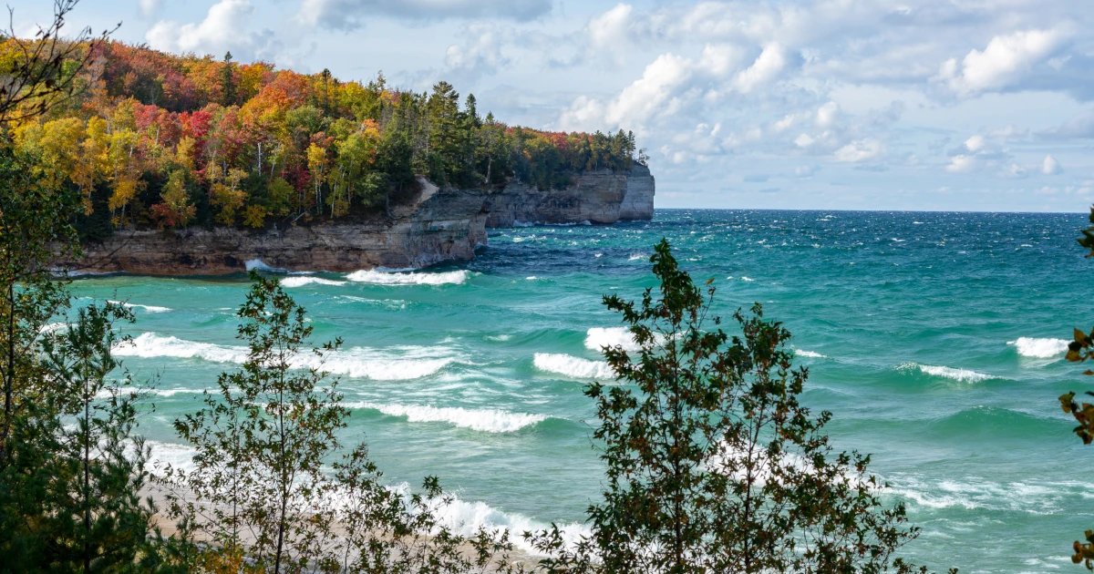 Blue lakeshore in Michigan | Swyft Filings