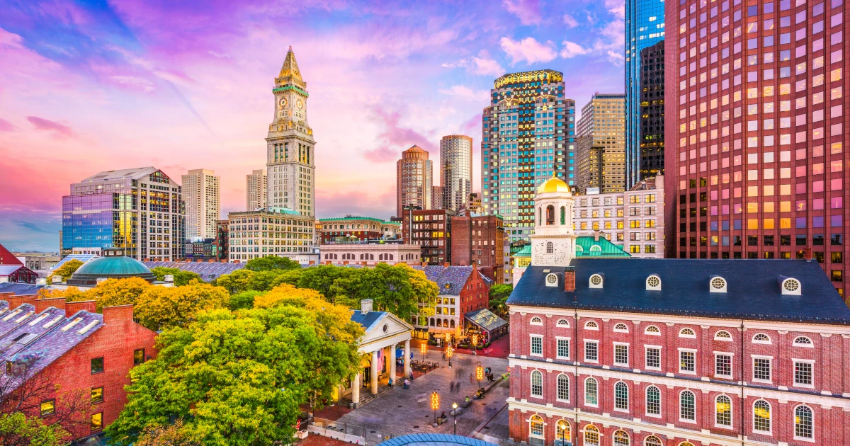 The skyline of Boston, Massachusetts | Swyft Filings