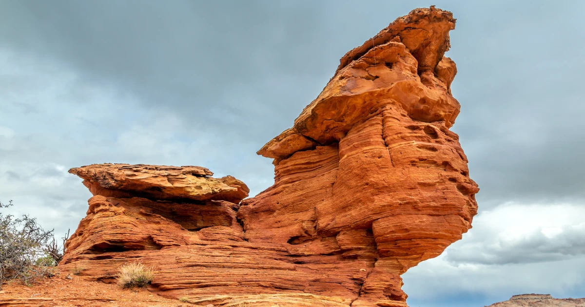 The red sphinx rock formation in Capitol Reef National Park, Utah | Swyft Filings