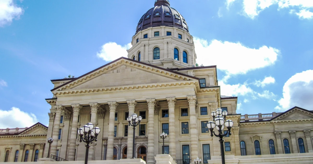 A view of the Capitol Building in Kansas | Swyft Filings