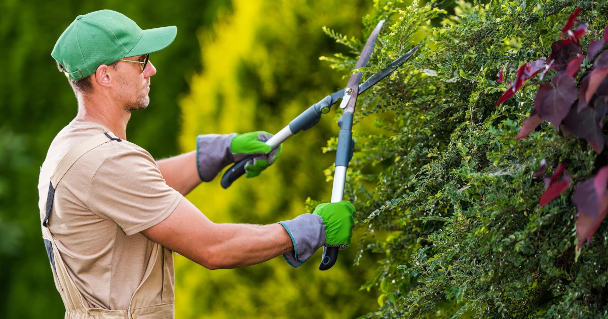 A man working for a landscaping company | Swyft Filings