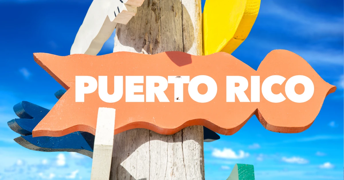 Welcome to Puerto Rico Sign