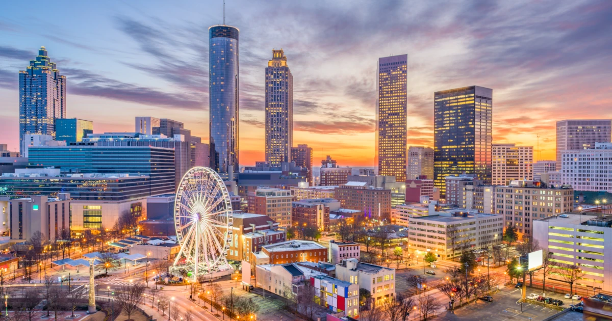 Atlanta City Skyline