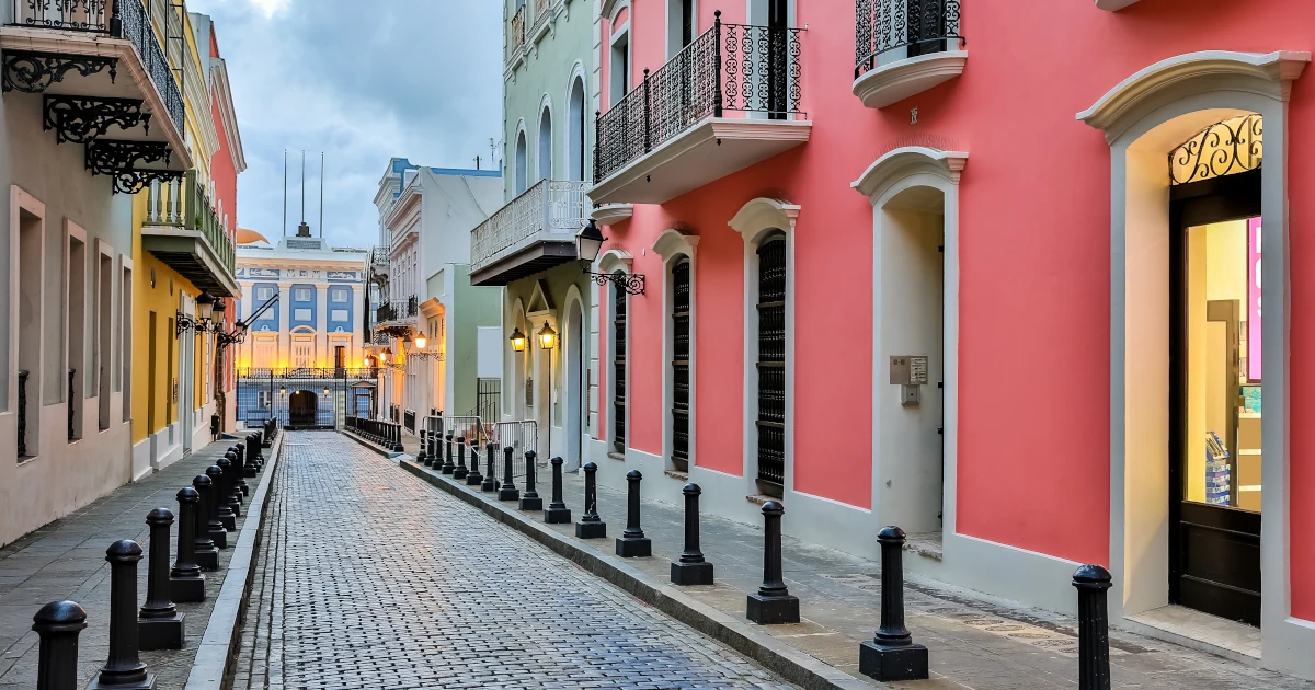 A colorful street in Old San Juan, Puerto Rico. | Swyft Filings
