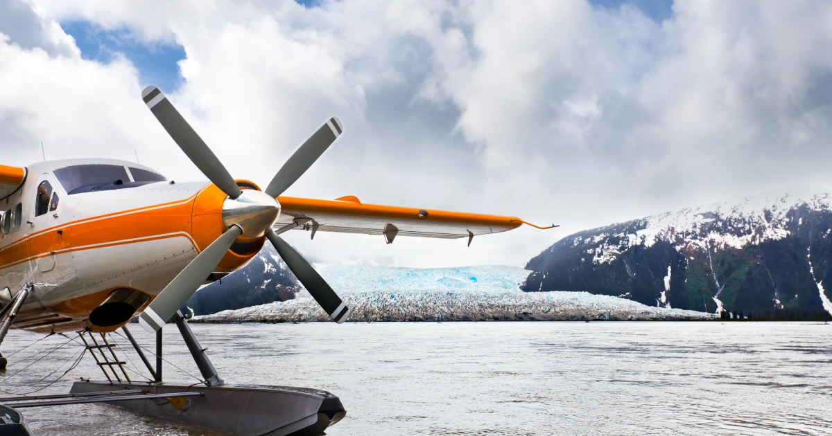 Seaplane or float plane in Alaska
