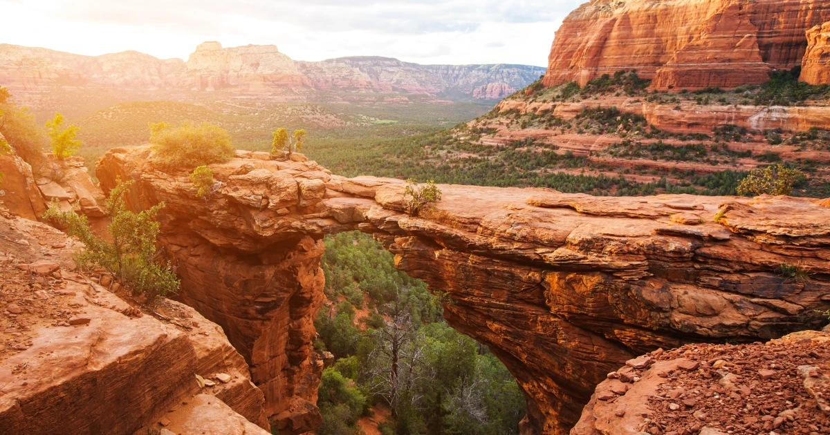 A view of the Devil's Bridge Trail in Sedona, Arizona | Swyft Filings