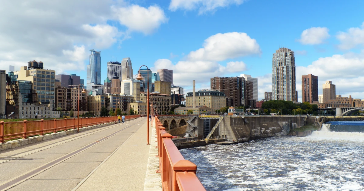 Downtown of Minneapolis Minnesota