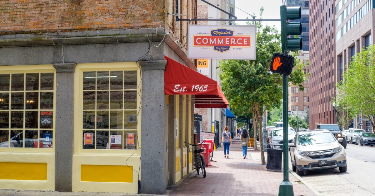 Popular Majoria's Commerce Restaurant in the Central Business District in New Orleans Louisiana