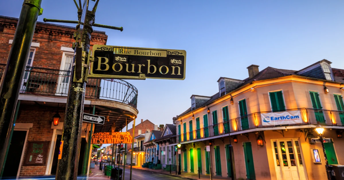 Louisiana Bourbon Sign