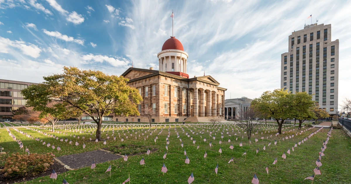 Old State Capitol in Springfield, Illinois