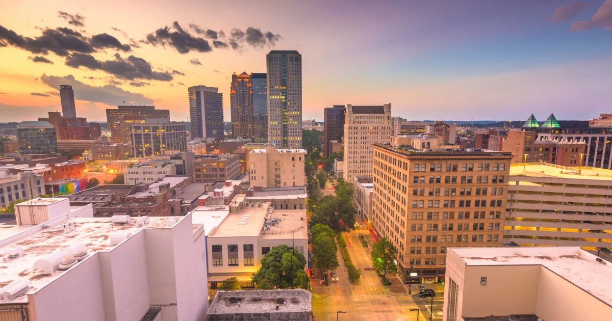 A view from a building in Birmingham, Alabama | Swyft Filings