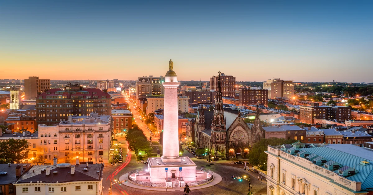 Baltimore Maryland Cityscape