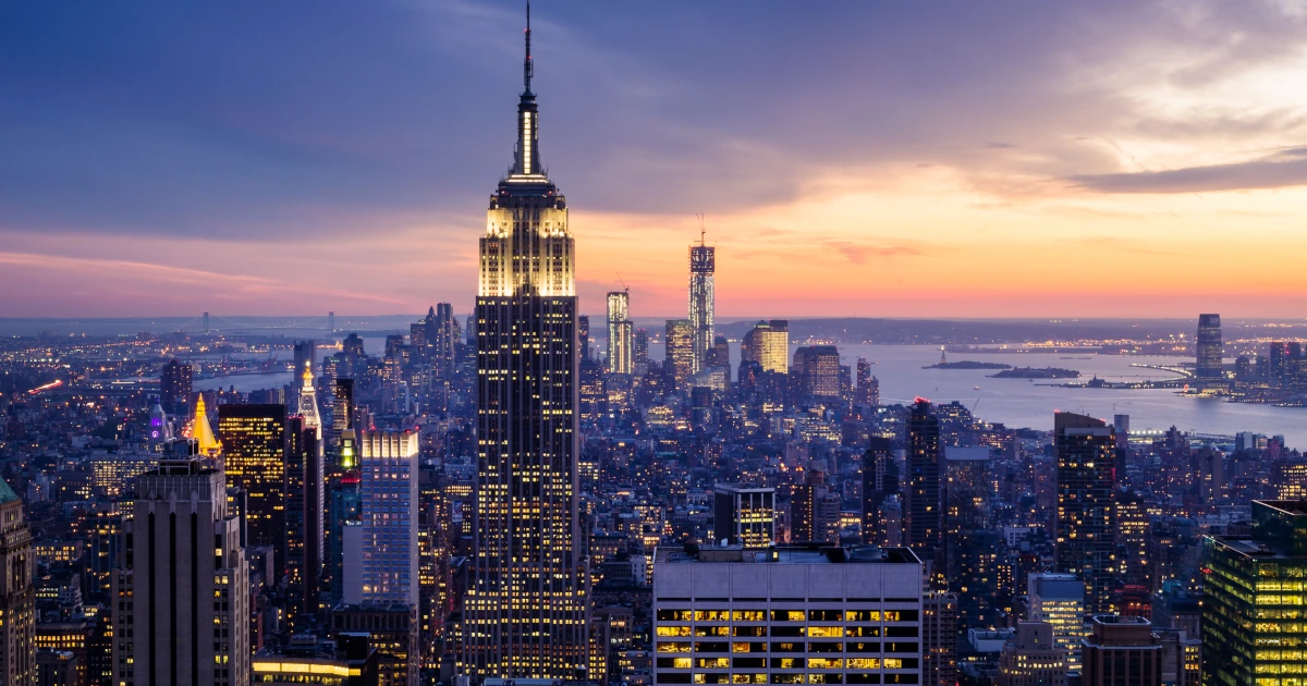 Skyline of New York City with the Empire State Building | Swyft Filings