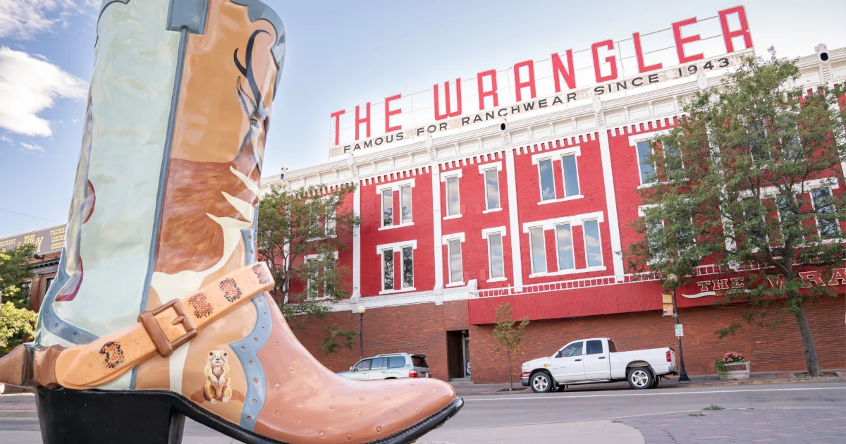 Wrangler business headquarters in Wyoming