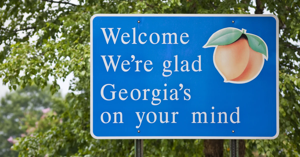Georgia State Welcome Sign | Swyft Filings