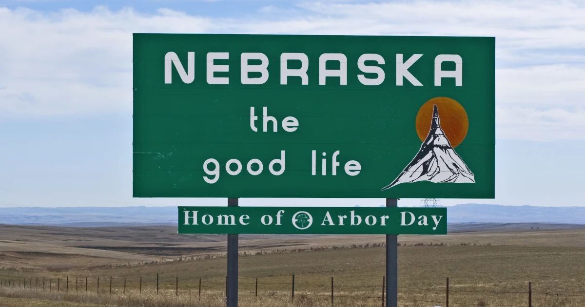 Welcome to Nebraska Sign