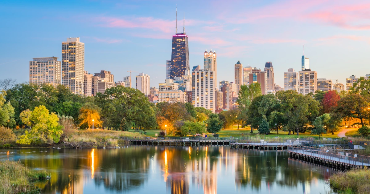 A view of the downtown Chicago skyline in Illinois | Swyft Filings