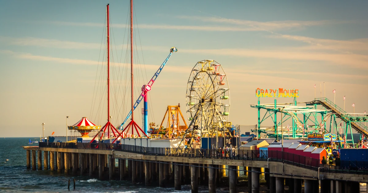 The Steel Pier at Atlantic City, New Jersey