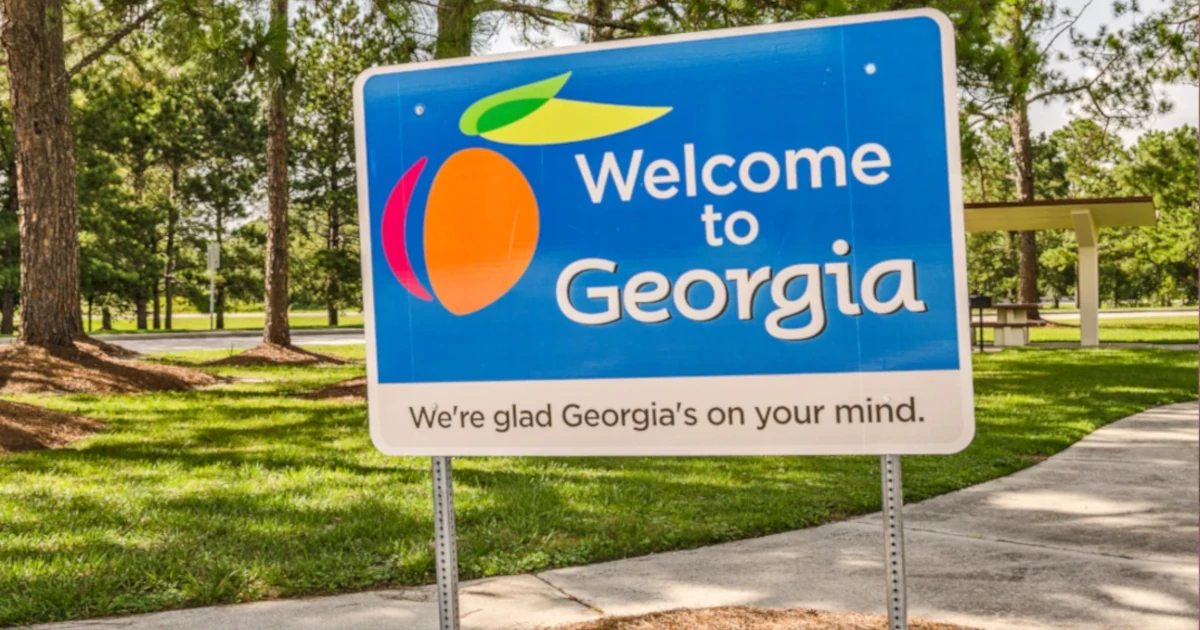 Georgia Welcome Sign